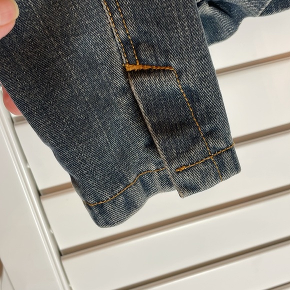 Vintage womens Boho faded ruffled jean pocket jacket EUC - Picture 9 of 13